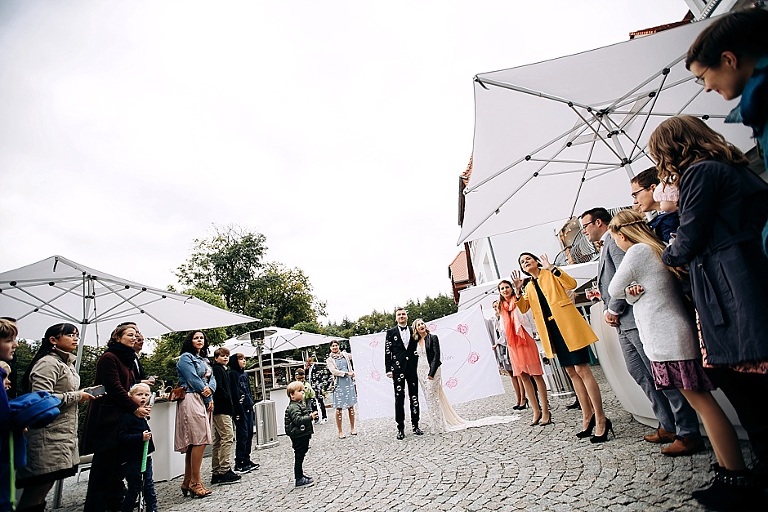 Hochzeit, Hochzeitsfotografie, Absolut Fotografie, Tanja Steger, Hoher Darsberg, Neckarsteinach, Sektempfang