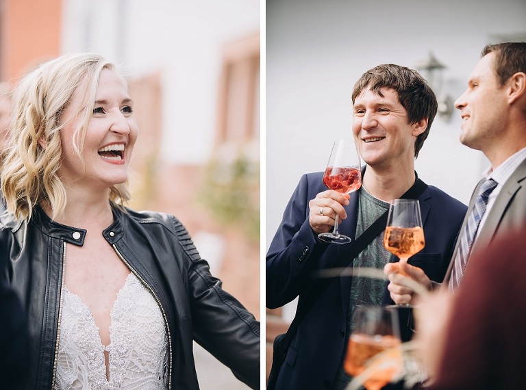 Hochzeit, Hochzeitsfotografie, Absolut Fotografie, Tanja Steger, Hoher Darsberg, Neckarsteinach, Gratulation, Sektempfang