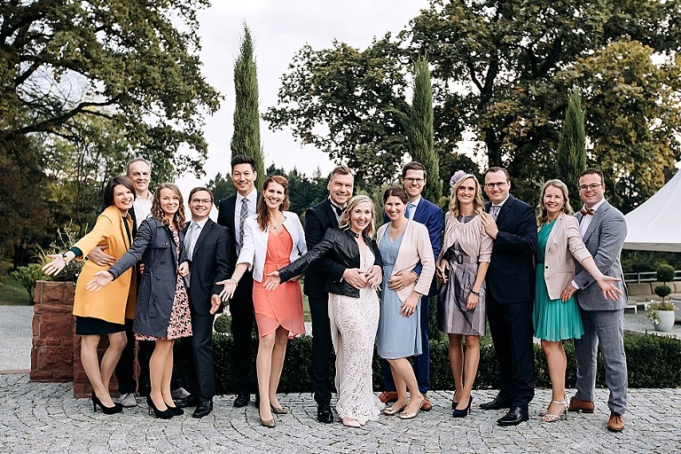 Hochzeit, Hochzeitsfotografie, Absolut Fotografie, Tanja Steger, Hoher Darsberg, Neckarsteinach, Gruppenfoto